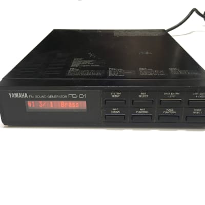 Vintage 1986 YAMAHA FB-01 FB01 Multi-Timbral Sound Module MIDI Synthesizer 4-OP FM DX Digital Synth