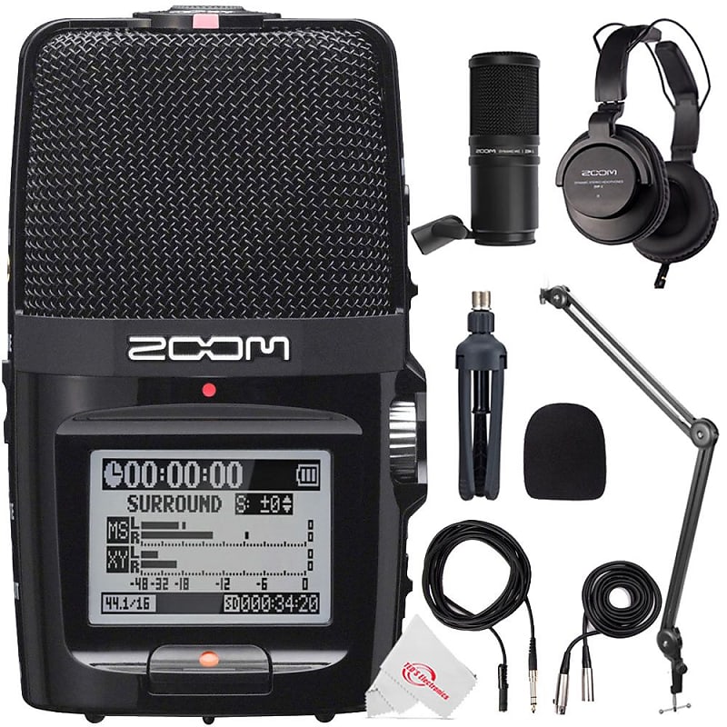 Zoom H2n 2-Input / 4-Track Portable Handy Recorder with Onboard