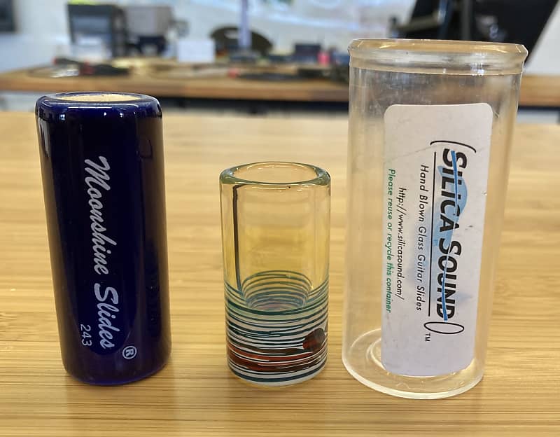 Multiple Silica Sound & Moonshine Slides 243 pair of guitar Reverb