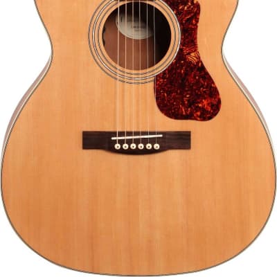 Guild OM-240CE Acoustic-Electric Guitar, Natural image 1