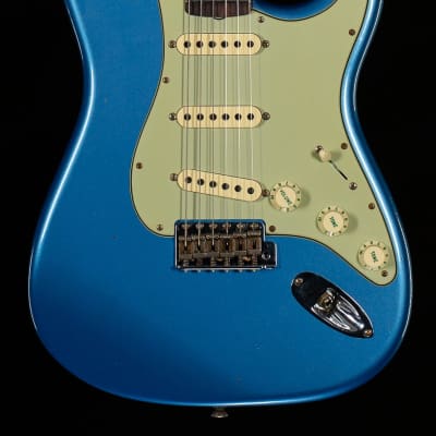 Fender Custom Shop Willcutt True '62 Stratocaster Journeyman Relic Lake Placid Blue 60s Oval C (959) image 3