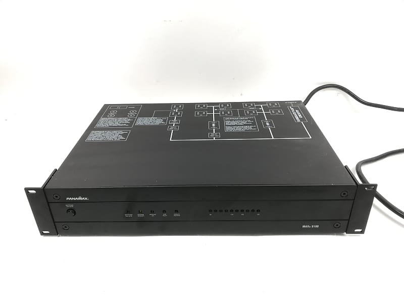 Panamax Max 5100 Power Conditioner Surge Protector Home Theater HiFi Audio Black image 1