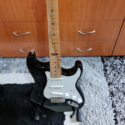 Partscaster Stratocaster style 1980s - Black image 8