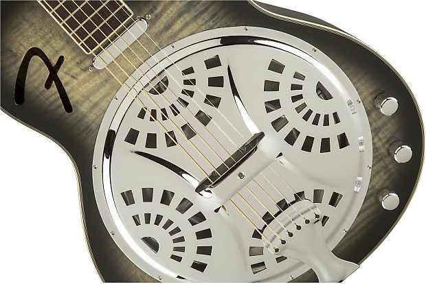 Fender Roosevelt Resonator CE w/ Electronics Moonlight Burst image 2