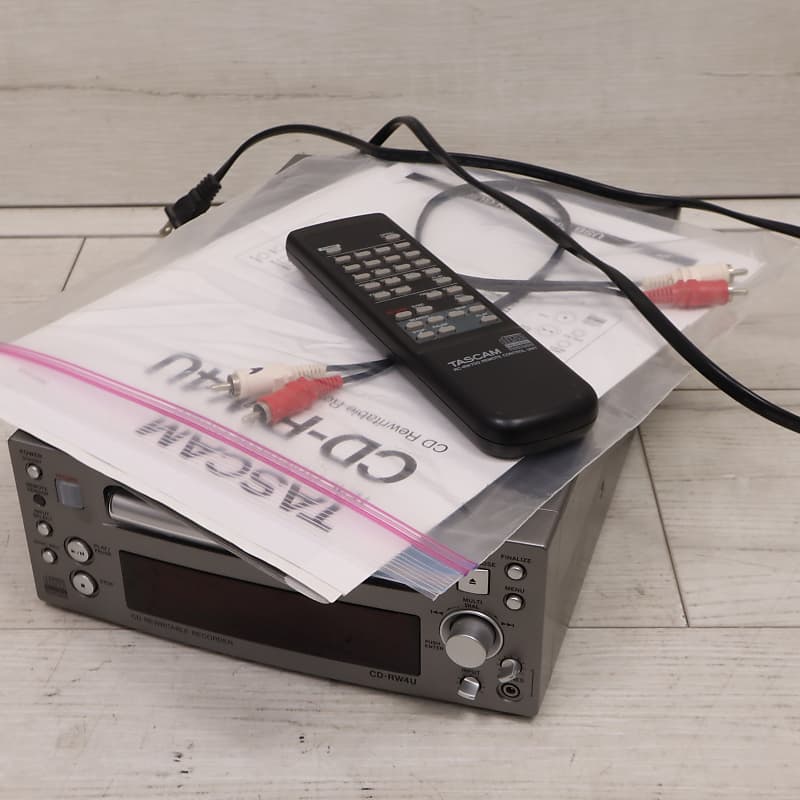 TASCAM CDRW4U CD CDRW ReWritable Disc Burner w/ Remote Reverb