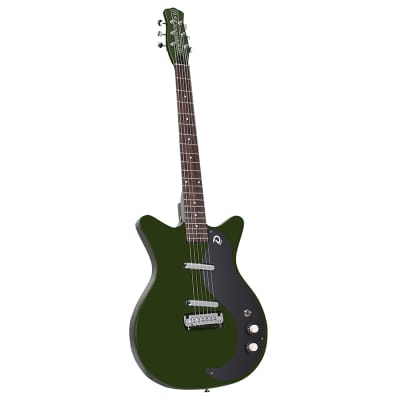 Danelectro 59M NOS+ Guitar (Blackout Green Envy) image 2