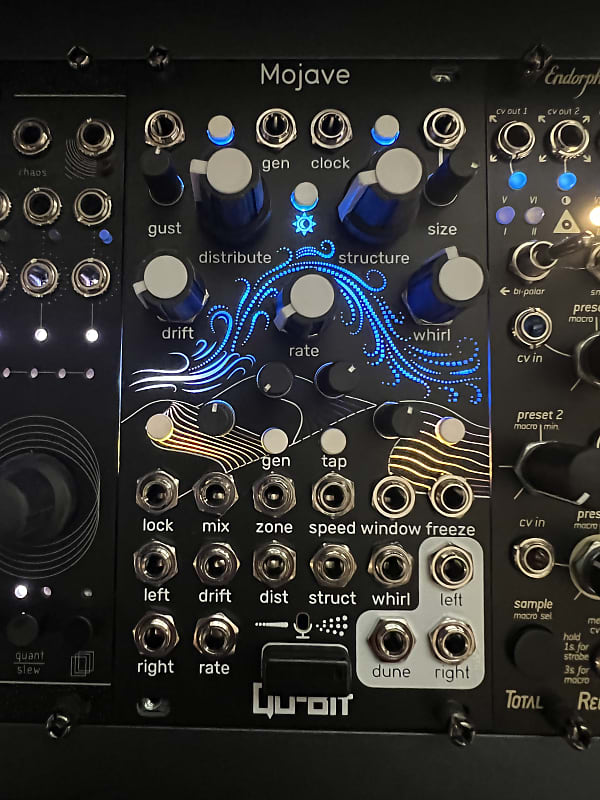 QuBit Electronix Mojave Stereo Granular Processor Black Reverb