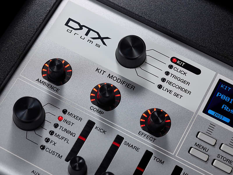 Yamaha DTX10K-M BF Electronic Drum Set Black Forest image 1