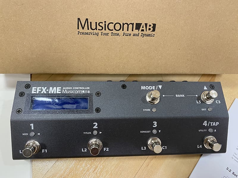 MusicomLab EFX-ME Audio Controller and MIDI Pedal