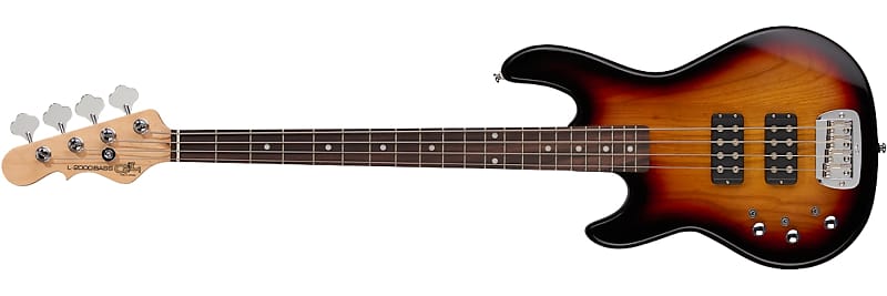 G&L Tribute Series L-2000 Lefty Bass Guitar - 3-Tone Sunburst image 1