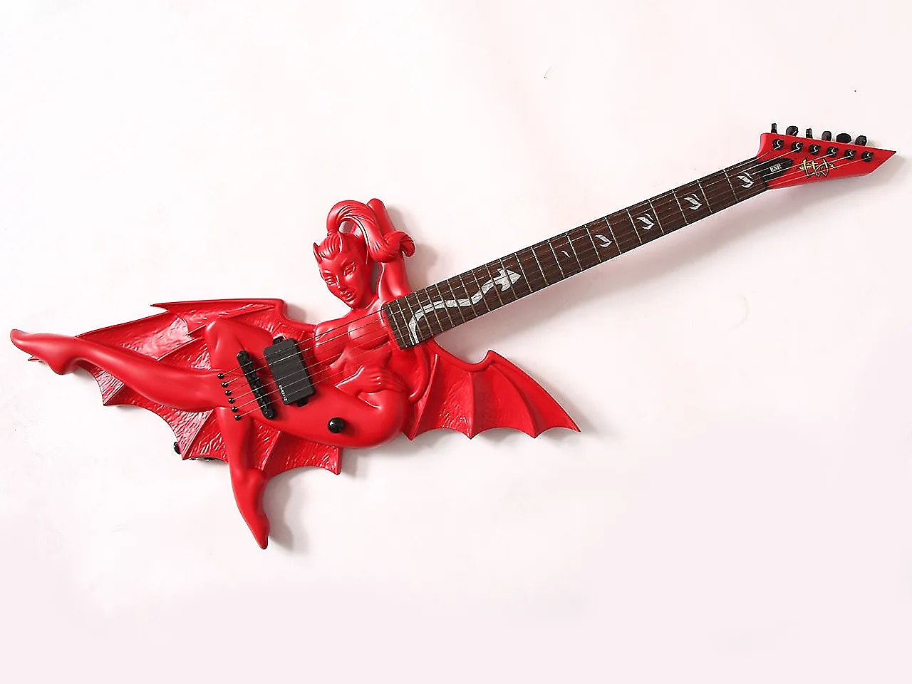 LTD - [DEVIL GIRL] Chitarra elettrica Fiesta Red Satin Rosewood - Limited  Edition