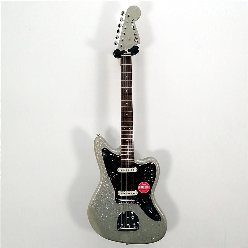 Squier FSR Classic Vibe '60s Jaguar, Silver Sparkle Matching Headstock,  B-Stock