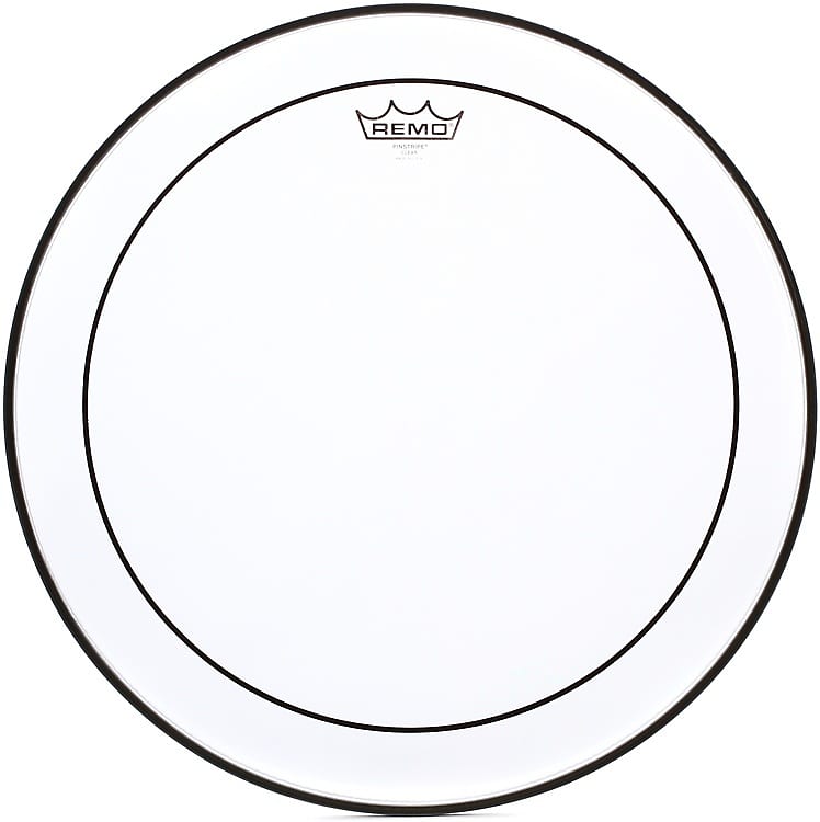 Remo Pinstripe Clear Drumhead -18 inch image 1