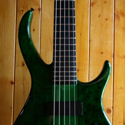 Inyen IBP-500 5 String Bass Guitar - Trans Green *Showroom Condition image 6