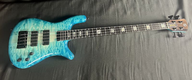 Spector NS-4 - USA Custom Shop - Teal Glow - Authorized Dealer