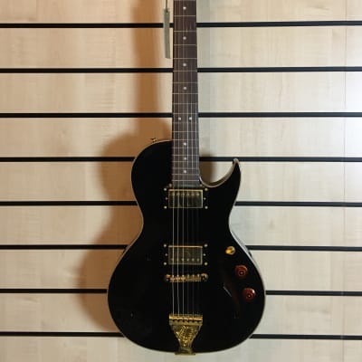 B&G Little Sister Crossroads Cut Humbucker Midnight Ocean Electric Guitar for sale