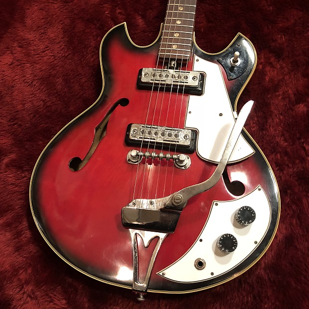 Teisco EP-2T Hollow Body Electric Guitar Japan Vintage