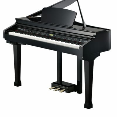 Kurzweil  KAG-100 | Digital Mini-Grand Piano, Black Polish Finish. New with Full Warranty! image 1