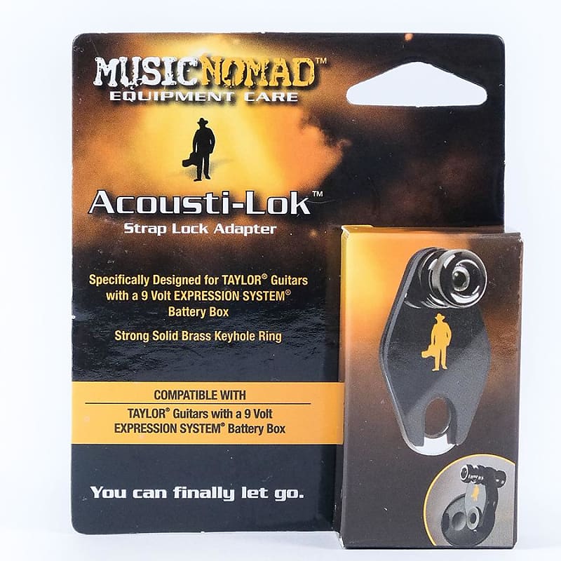 Music Nomad AcoustiLok Strap Lock Adapter Taylor Guitars w/ Reverb