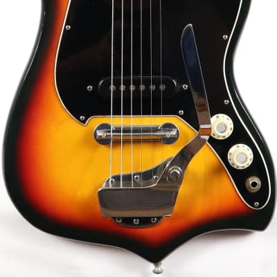 Vintage Barcley Maverick Sunburst Electric Guitar Motsumoku Japan for sale