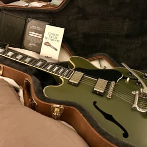 Gibson ES-355 1 of 100 VOS Olive Drab Memphis Custom Shop Historic Reissue Limited Edition 2015 335 image 17