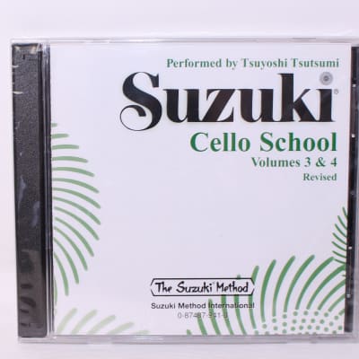 Suzuki Cello School Volumes 3 and 4 Revised Edition for sale