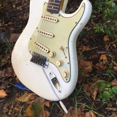 Fender Stratocaster 1963 - White - Ex Ozzy Osbourne , Gillan , Bernie Torme image 5