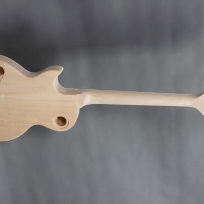 Unbranded Les Paul Electric Guitar DIY Kit Natural Unfinished image 3