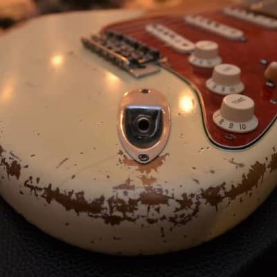 American Fender Stratocaster Relic Vintage White Texas Specials image 8