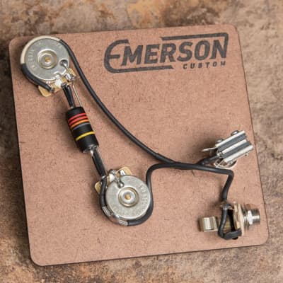 Emerson Custom PRS 2-Knob 500k Prewired Kit Assembly for sale