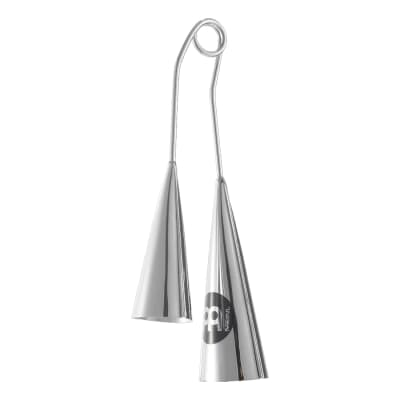 Meinl Percussion Modern Style A-Go-Go Bells, Large - Chrome Finish