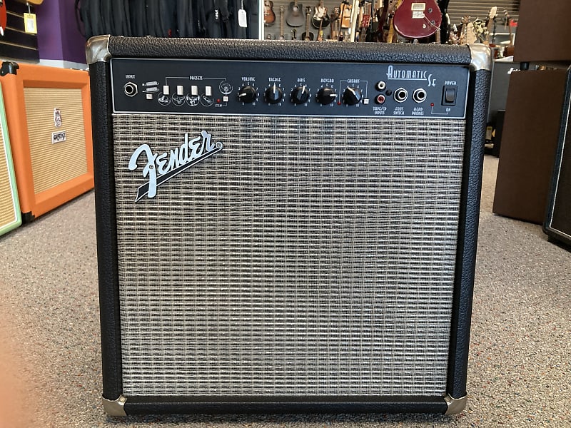 Used Fender Automatic SE Solid State Guitar Amp Reverb