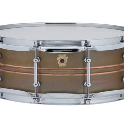 Ludwig 5X14 Raw Copper Phonic Snare Drum / Tube Lugs image 1