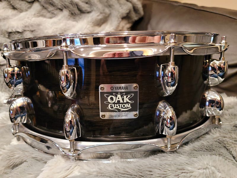 Yamaha Oak Custom 14x5.5 Snare Drum 2006 - Musashi Black