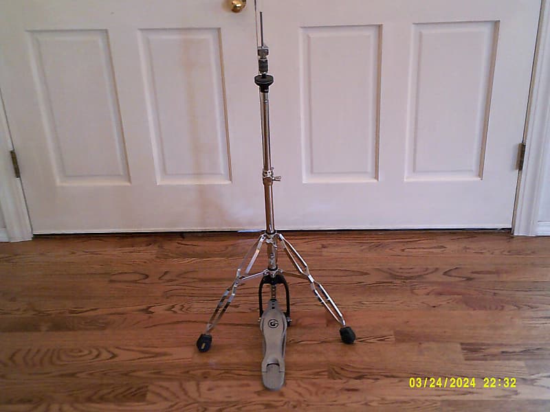 Gibraltar Heavy Duty Double Braced Hi Hat Stand, Swivel Foot Pedal - Clean! image 1