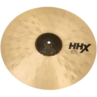 Sabian 11806XCN 18” HHX Complex Thin Crash Drum Set Drum Kit Cymbal image 1