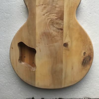Single Cut LP Style Guitar Body Wood Color image 3