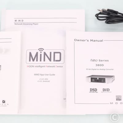 SimAudio Moon Neo 380D DSD Wireless DAC; D/A Converter; Remote image 6