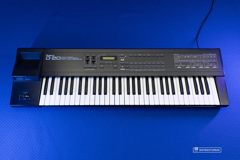 Roland ローランドD-20 シンセサイザー 61鍵 Roland D-20 61-Key Multi-Timbral Linear Synthesizer