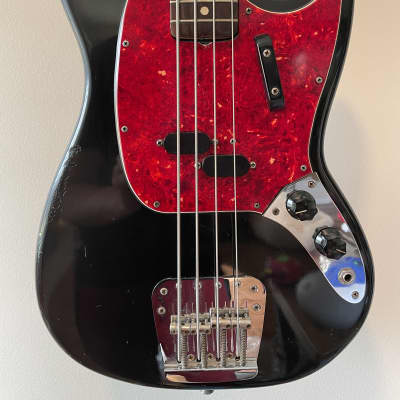 Fender Mustang Bass 1966 Black image 1