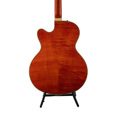 Epiphone Emperor Swingster Hollowbody Electric Guitar, RW FB, Sunrise Orange (NOS), 18012302990 image 5