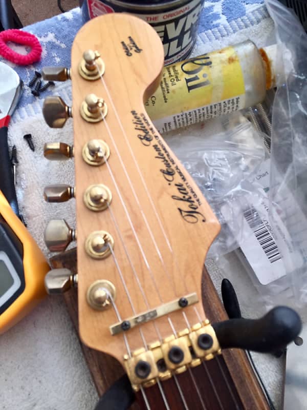 ギター Tokai custom edition SD653 Tokai Custom Edition SD653 1980s White/Gold | Reverb