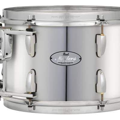 Pearl Music City Custom 20"x14" Masters Maple Reserve Series Gong Bass Drum WHITE SATIN MOIRE MRV2014G/C722 image 12