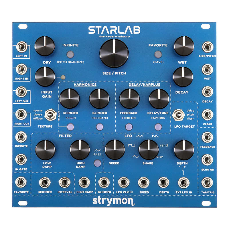 Strymon StarLab Time-Warped Reverberator Eurorack Module image 1
