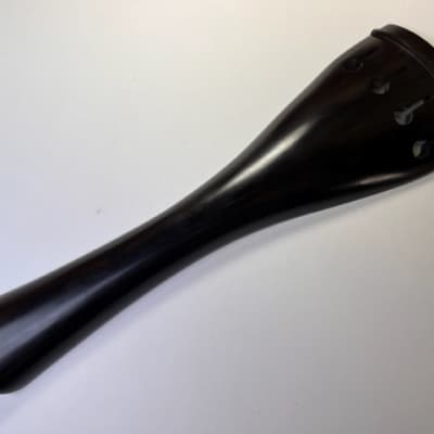 Ebony 3/4 -size Bass Tailpiece with Adjuster for sale