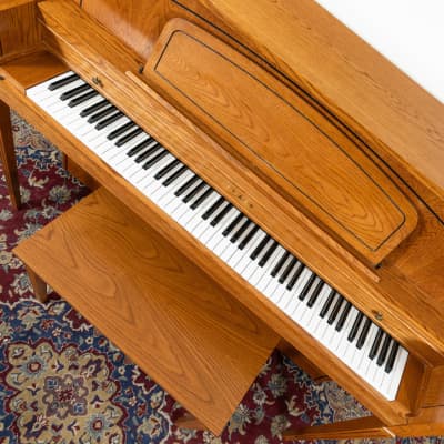 Yamaha M450 TAO Upright Piano | Satin Oak | SN: 285112 image 4