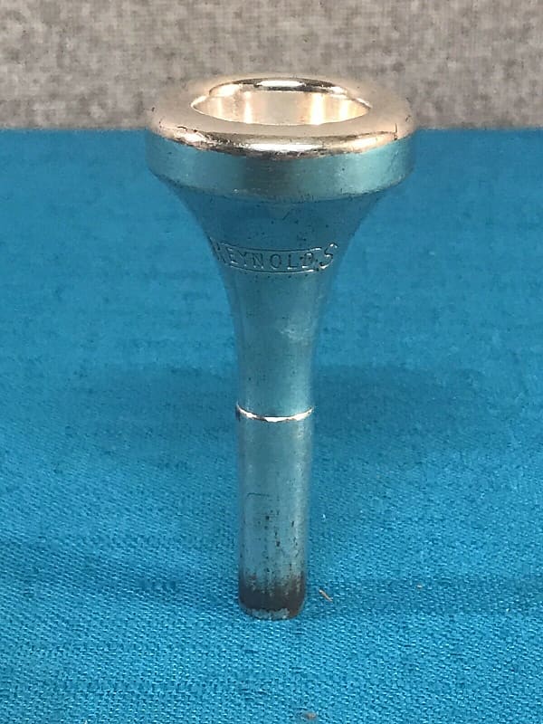 Vintage Reynolds 3 Trombone Mouthpiece w/ pouch Small Shank Reverb