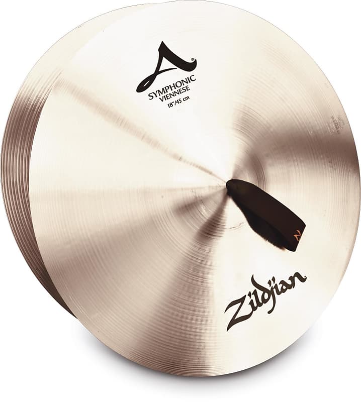Zildjian Symphonic Viennese Tone Orchestral Hand Cymbal Pair - 18-inch image 1