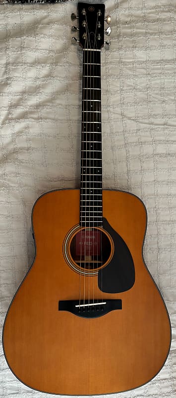 Yamaha FGX5 Red Label Dreadnought 2023 - Natural | Reverb