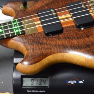 Alembic BBSB4 Stanley Clarke Signature Brown Bass 4 String Bass Guitar w/ OHSC – Used 2005 imagen 13